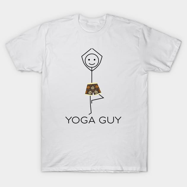 Funny Men Yoga T-Shirt by MasutaroOracle